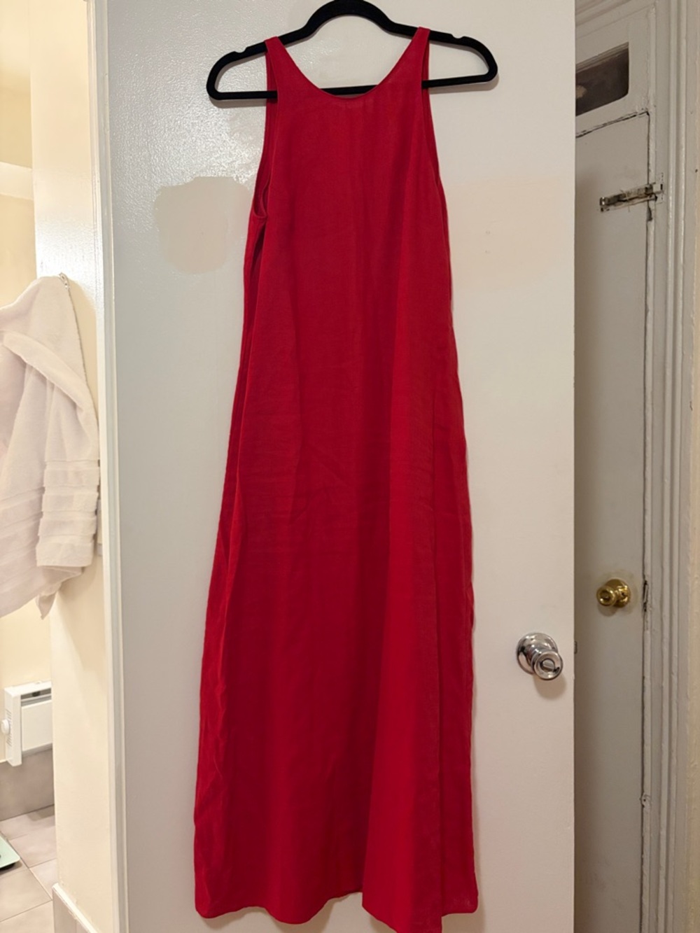 Massimo Dutti Red Sleeveless Maxi Dress
